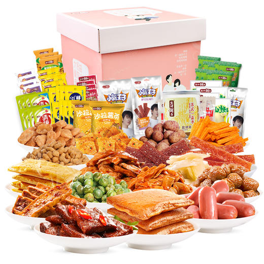鹽津鋪子零食大禮包 1400克甜蜜禮盒，美味烘焙常相伴